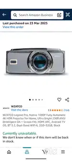 New 4K HDR Projector