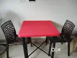 4 seater dinning table with 2 chair