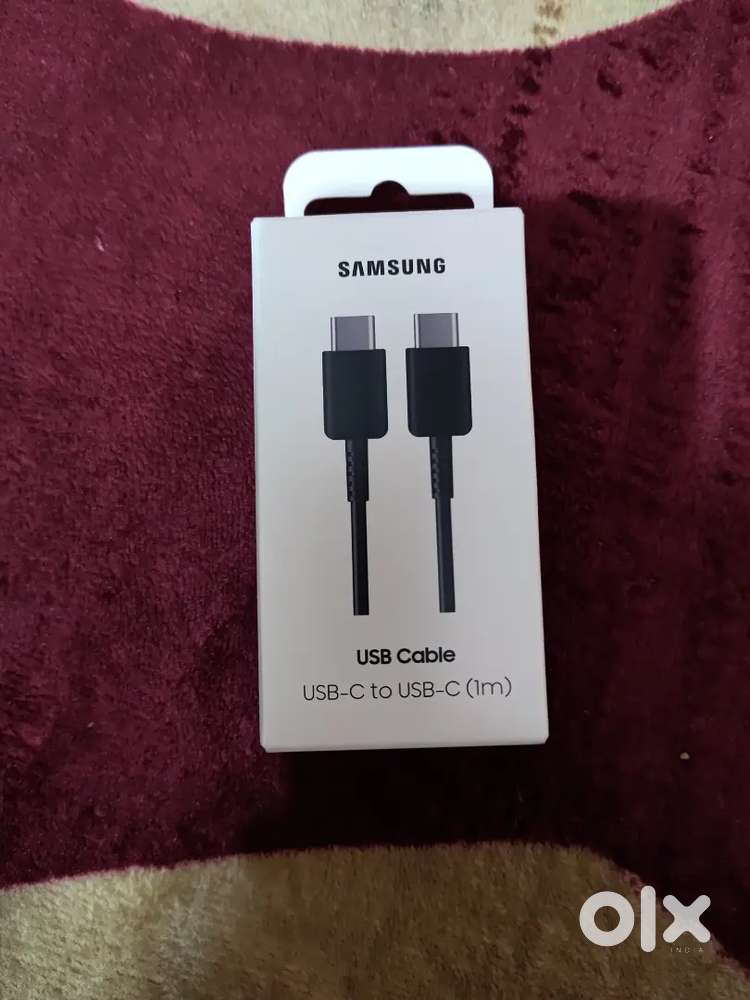 Unused charger cable