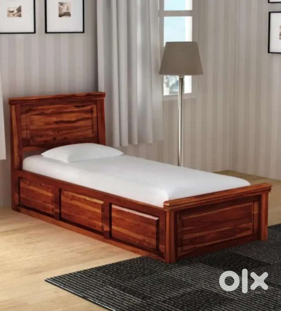 Brand new solid wooden single bed