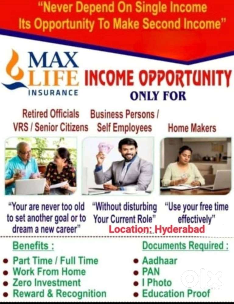 urgently  hiring for insurance advisor