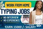 Home based online data entry job note this