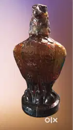 Antique Eagle Glass Bottle