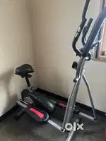 Elliptical cross trainer