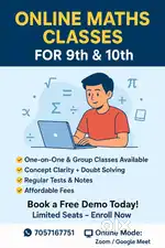 Maths Tution for 9th-10th students
