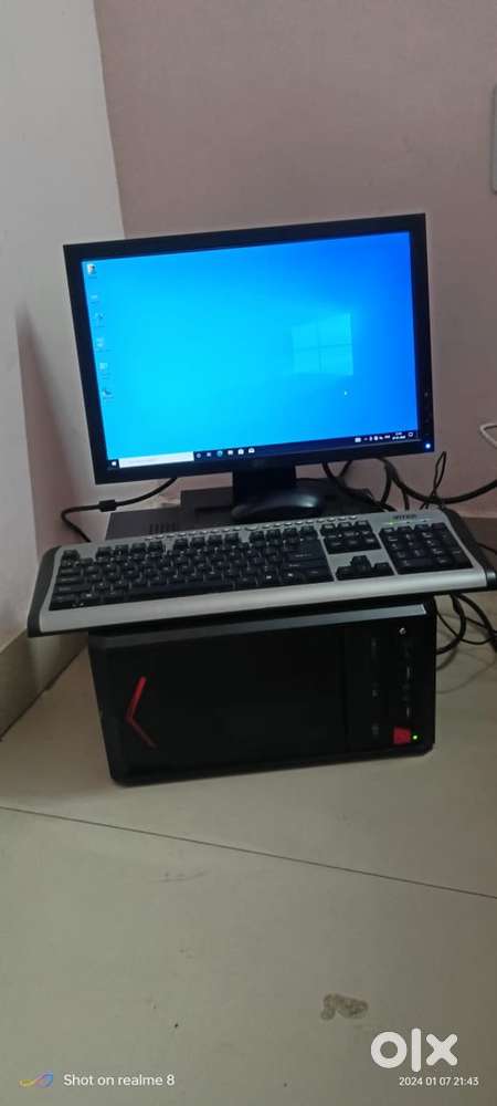 PC intel i3 4160 cpu 3.60ghz ddr4 ram 8gb 1tb hdd dell led