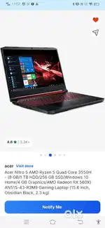 Laptop Acer Nitro 5