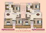 Welcome to this beautifully designed 3 BHK flat
