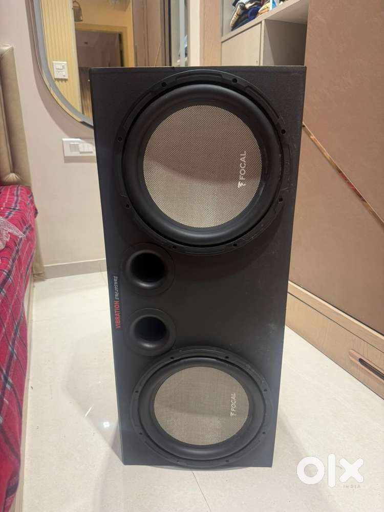 Focal Car Subwoofer and Audiotek 4 Chanel Amp