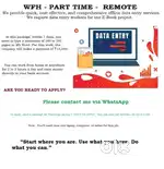 Work from home - Typing work
