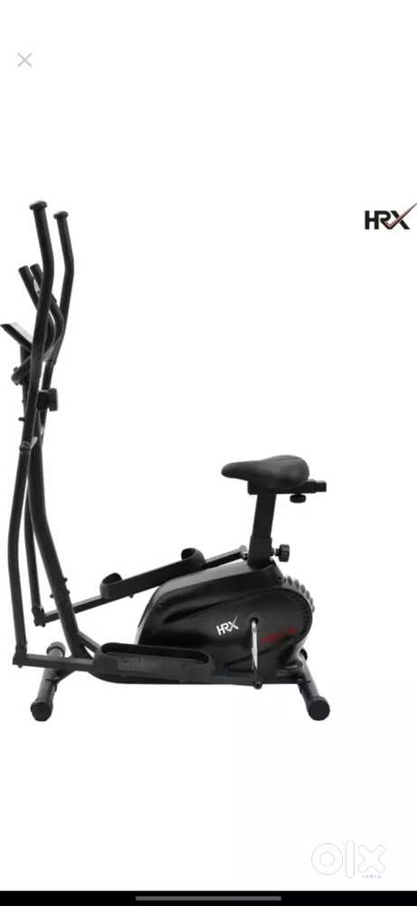 Cross trainer cycle with seat