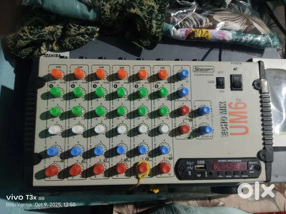 Dj mixer 6 channel Bluetooth