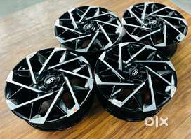 17 inch diamond cut face-lift wheels for creta venue alcazar etc