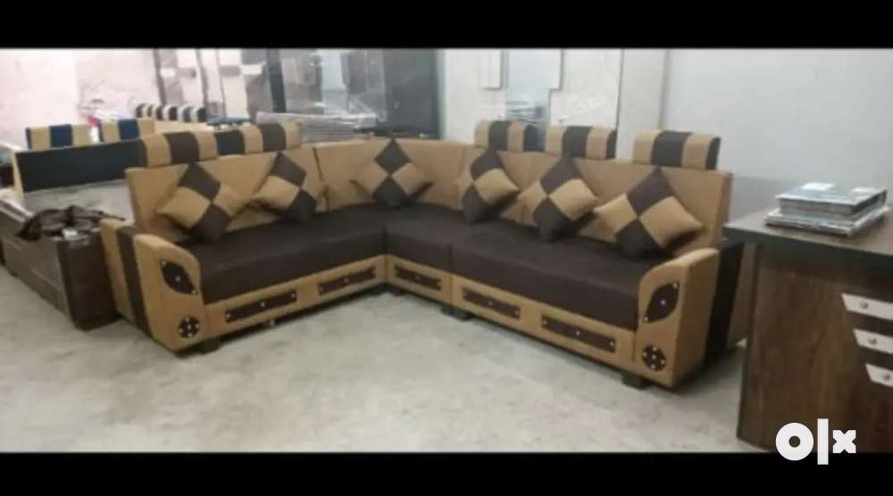 Brand New L shape Corner Sofa Set With Pillows Diract factory Outlet