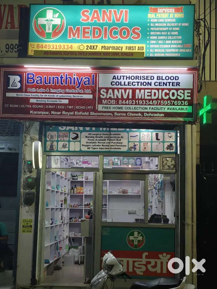 Pharmacy sale With medicine and furniture