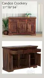 Crockery Unit in Solidwood Furniture at Wholesale Price Direct from Fa