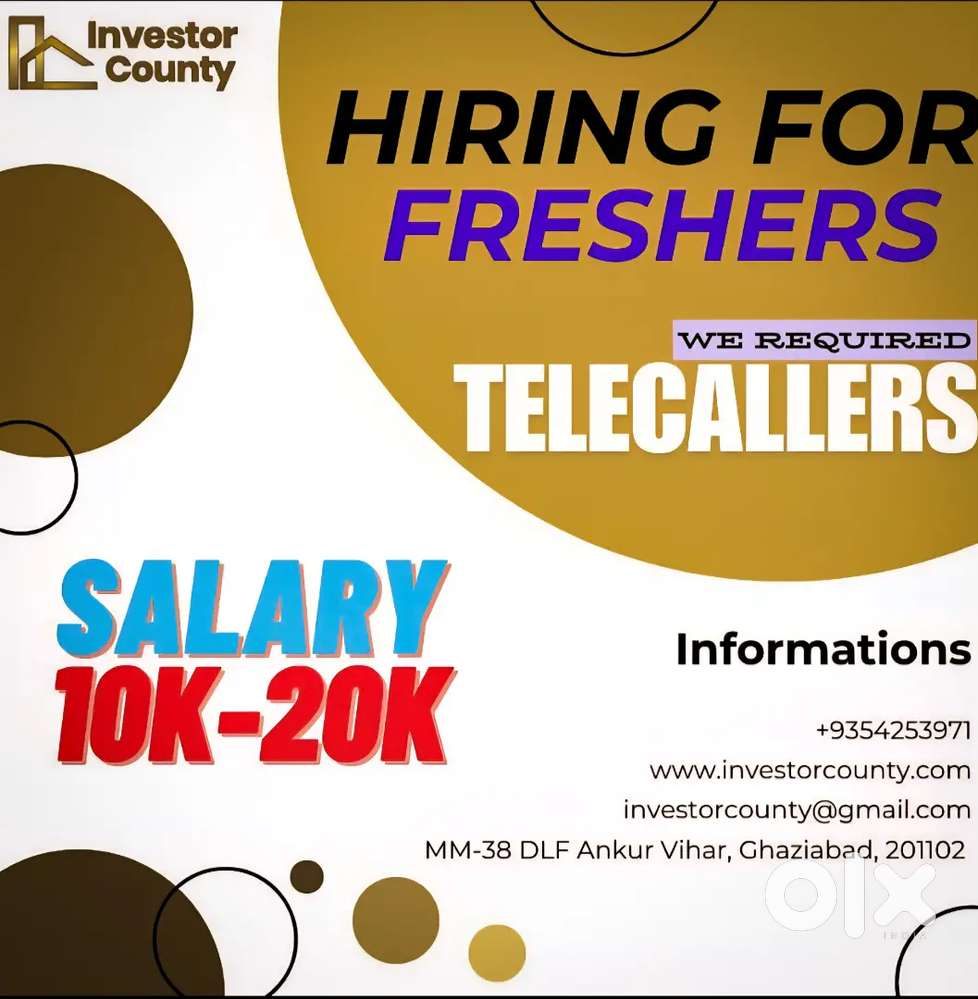 Telecaller required Fix salary