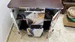 Fish tank cabinet