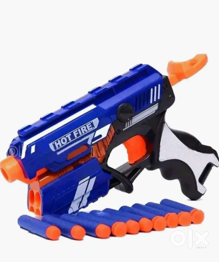 Toy Shooting Gun for Kids With 10 Soft Foam Bullets