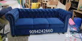 Brand New Chesterfield Sofa Available In Direct Factory Sale. 3 seater