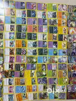 250 card Rare+uncommon +common  Pokémon card with Pokémon card holder