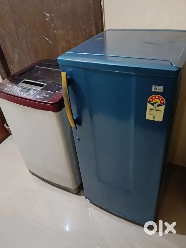 Fridge and washing machine sale in running condition
