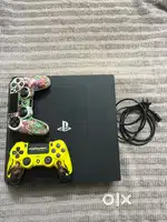 Ps4 pro with 2 controllers and 15 games