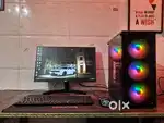 Gaming and Editing PC Computer With RGB Cabinate and Graphic Card GPU