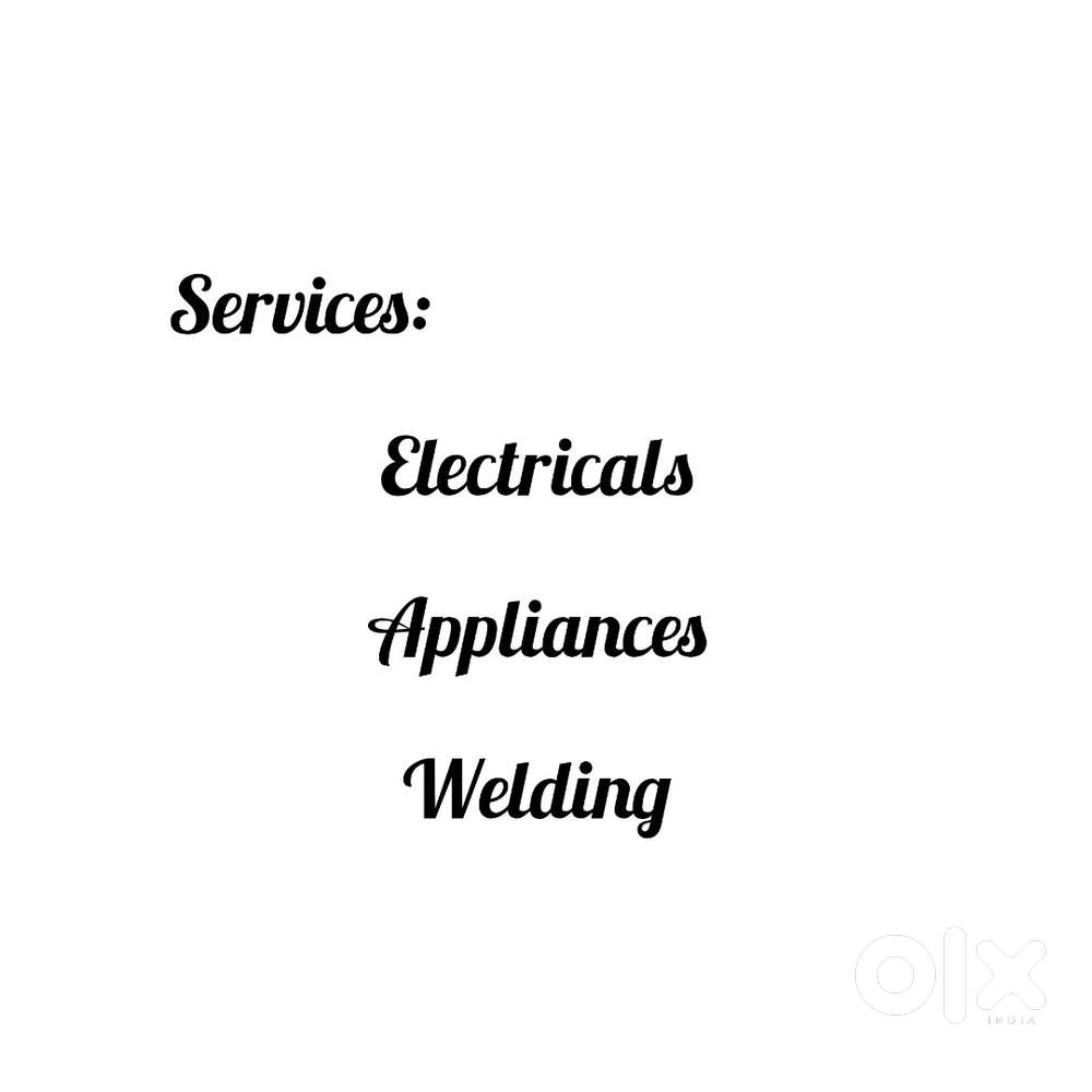 Motor repairing water motor / fan / welding works / tube light