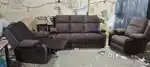 5 seater sofa set recliner model and 3 seater dummy with comfortable
