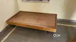 Wooden single bed 4x6