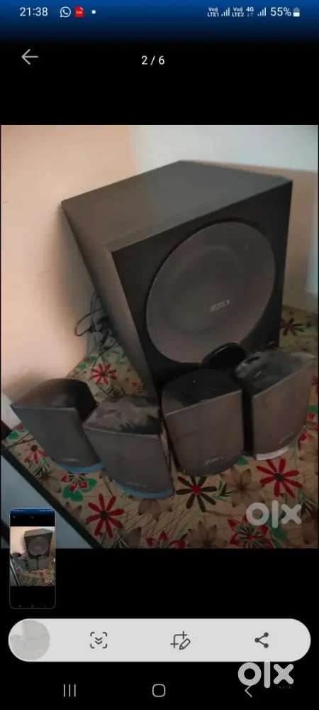D- sony speakers home theatre