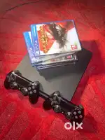 Ps4 Slim 1 TB with 8+ games and 2 controllers