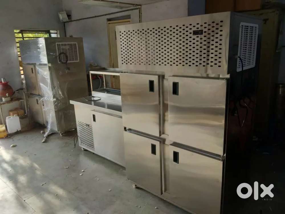 SS WATER COOLER, VERTICAL FRIDGE, PIZZA MACKLINE,UNDER COUNTER FRIDGE,