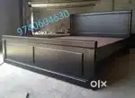 Band new queen size Without storage bed affordable price