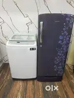 Samsung flower model refrigerator & samsung wobble washing machine*/*