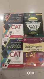 CAT Exam All 4 Books by Arun Sharma + Other CAT preparation material