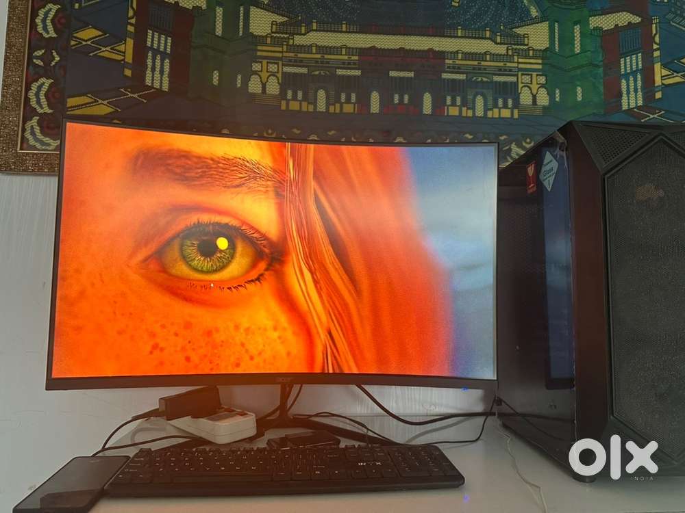 Acer 32 Inch 165 hz curved gaming monitor 1 ms response hdr 4k support