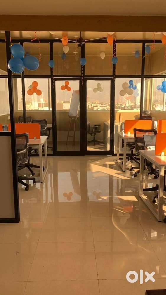 3 side open office for rent at Mahalaxmi Nagar main road.
