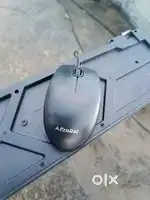 New keyboard with box and mouse and mouse pad combo