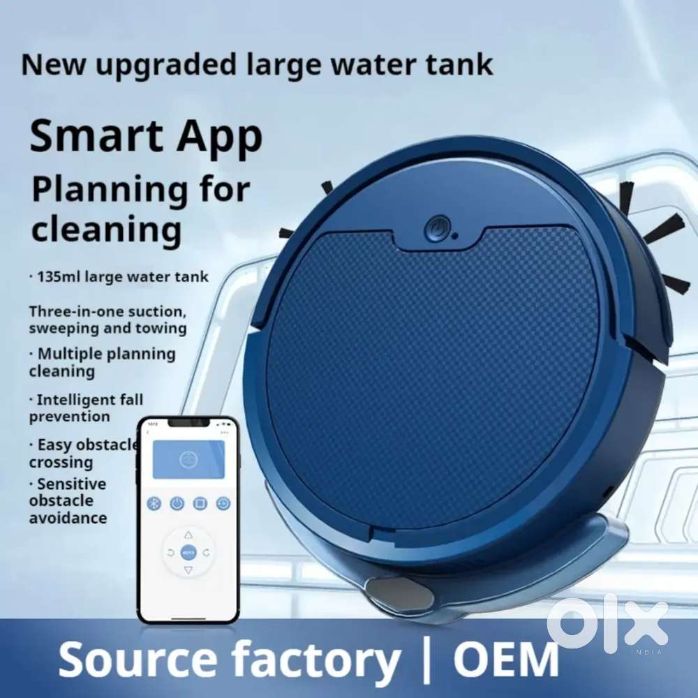 Intelligent Robot Vacuum Cleaner Wet Dry Function Automatic Water Tank
