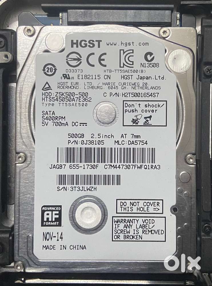 Macbook Hard disk and RAM