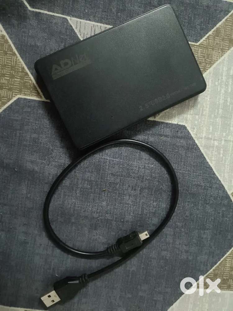 Hard drive with external case