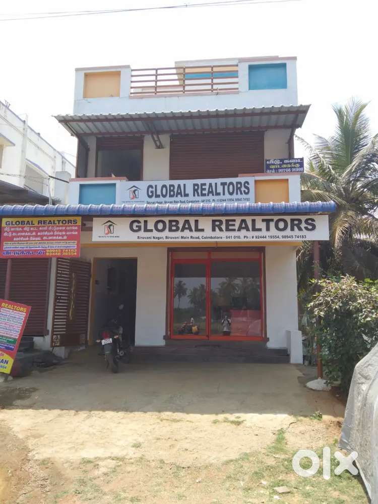 Shop or office space available at Siruvani main Rd near aavin milk com