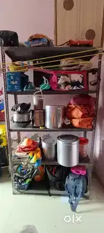 4 ખાના વાળો લોખંડનો ઘોડો (સ્ટોરેજ રેક)