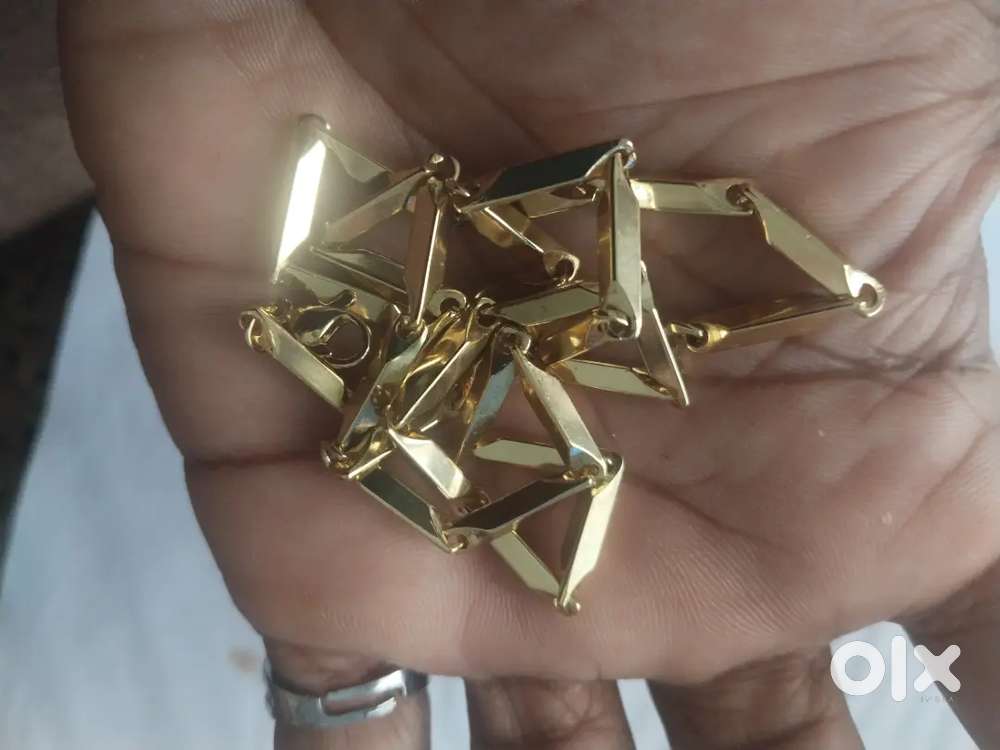 Men gold plated chain