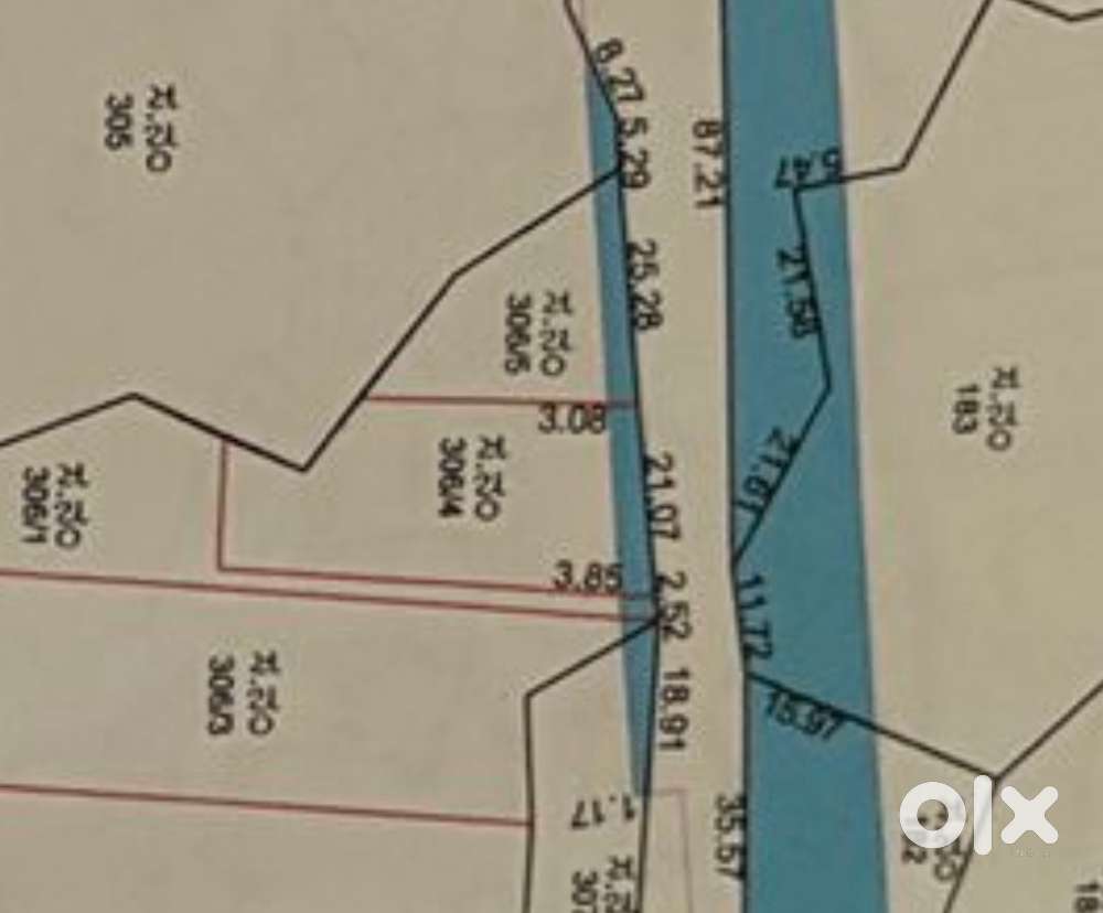 Total 8.04 road Road margin Remaining property 7.5 kunte