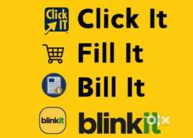 Hiring for blinkit delivery boys