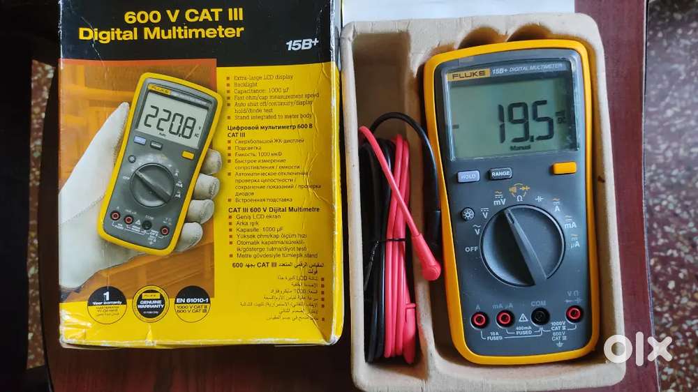 Fluke 15B+ digital multimeter good working condition