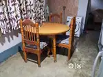 Wooden dining table